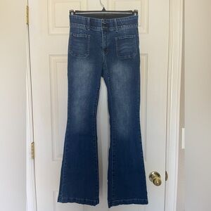 Indigo Poppy Women’s Size 8 Jeans – Blue Denim, 29” Inseam